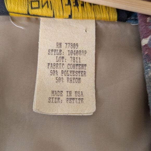 VTG Art To Wear Floral Academia Preppy Gardencore Whimsical Feminine Blazer MD - Picture 9 of 10